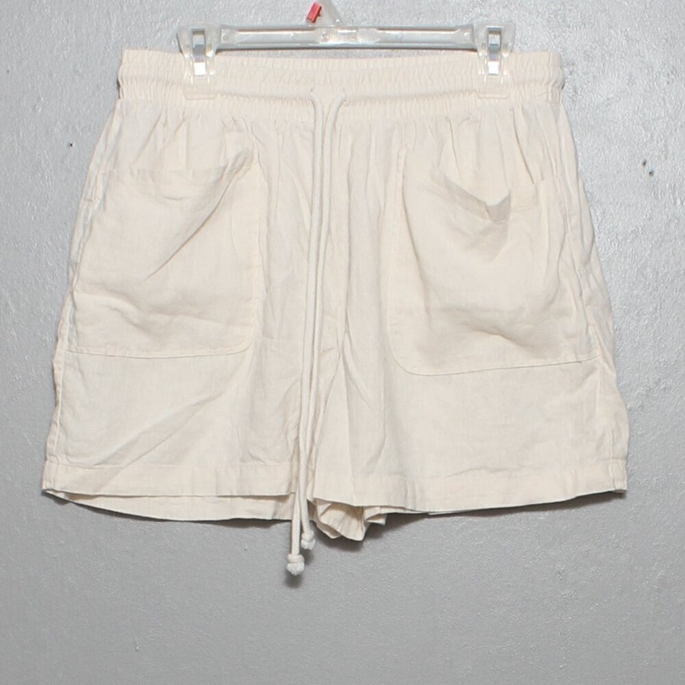 Rae mode linen blend pull on comfy shorts